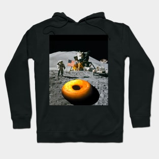 Lunar landing with donut Hoodie